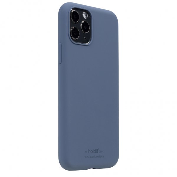 holdit iPhone 11 Pro Deksel Silikon Pacific Blue