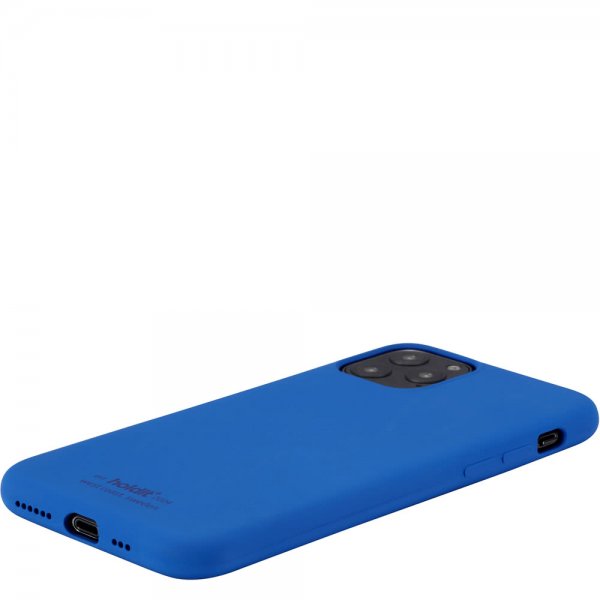 holdit iPhone 11 Pro Deksel Silikon Royal Blue