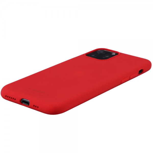 holdit iPhone 11 Pro Deksel Silikon Ruby Red