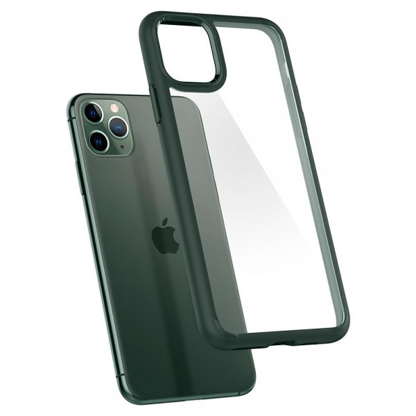 Spigen iPhone 11 Pro Deksel Ultra Hybrid Midnight Green