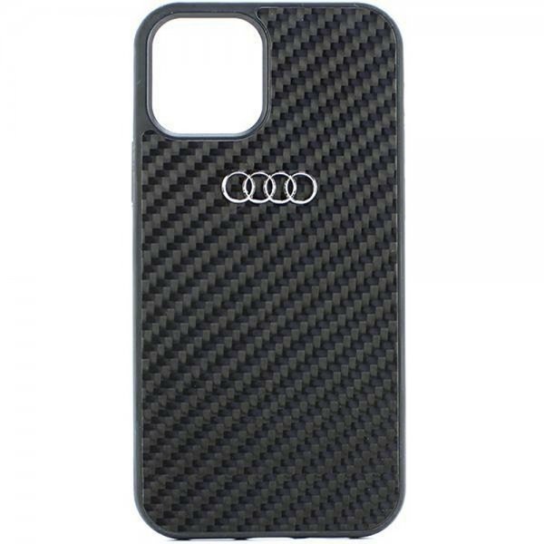 Audi iPhone 11 Deksel Carbon Fiber Svart