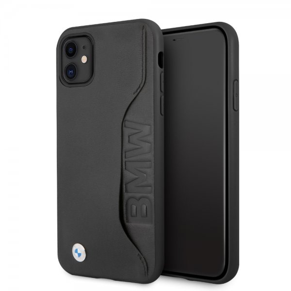 BMW iPhone 11 Deksel Card Slot Svart