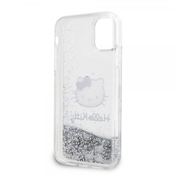 Hello Kitty iPhone 11 Deksel Liquid Glitter Translucent