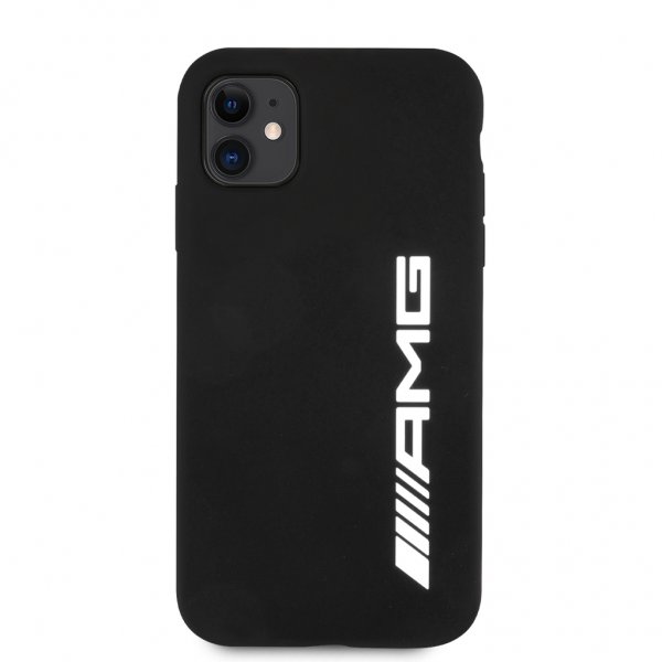 AMG iPhone 11 Deksel Liquid Silicone Svart