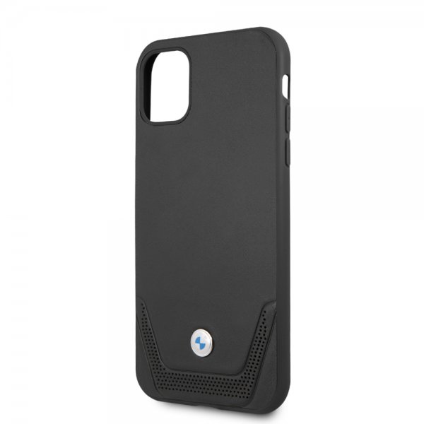 BMW iPhone 11 Deksel Logo Perforert Svart