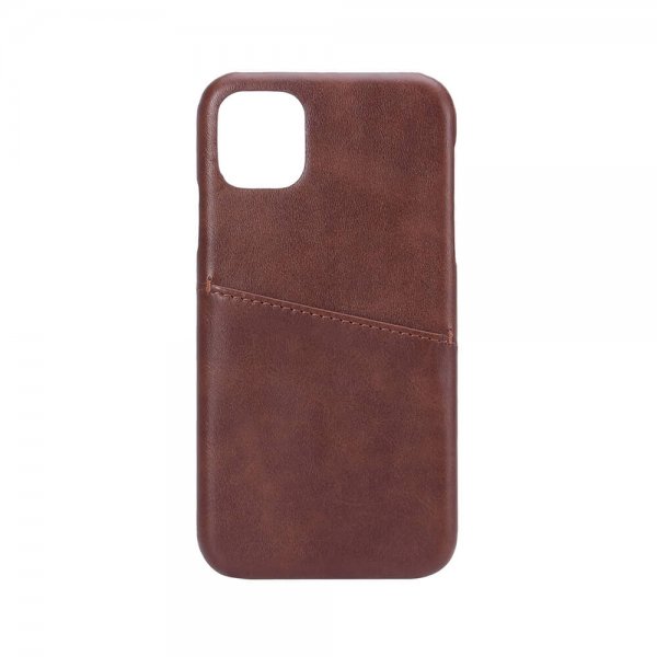 Onsala iPhone 11 Deksel med en Kortlomme Brun
