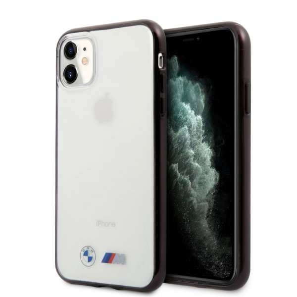 BMW iPhone 11 Deksel Metallic Svart Transparent