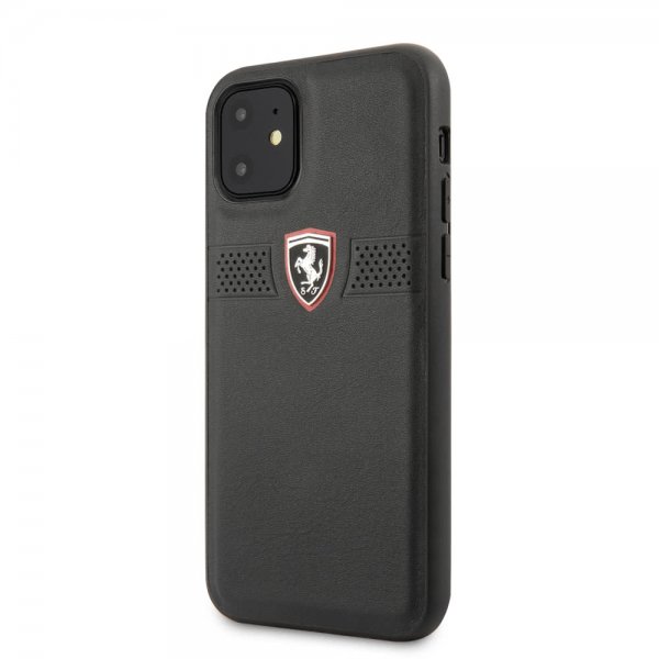 Ferrari iPhone 11 Deksel Off Track med Logo Svart