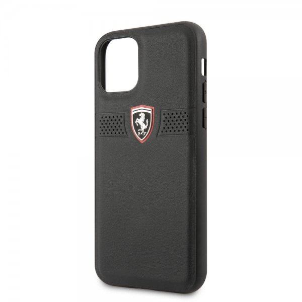Ferrari iPhone 11 Deksel Off Track med Logo Svart