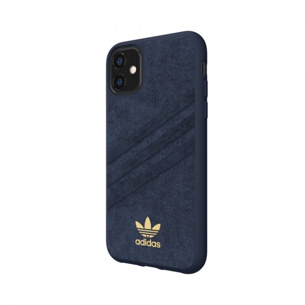 Adidas iPhone 11 Deksel OR Moulded Case Ultrasuede FW19 Collegiate Royal