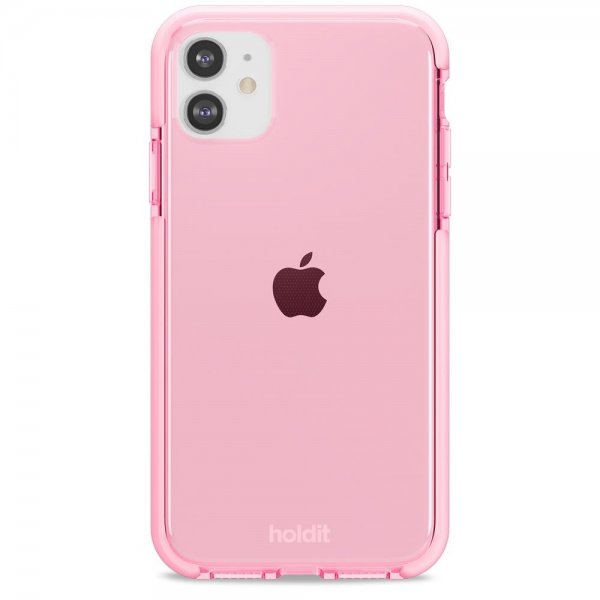 holdit iPhone 11 Deksel Seethru Bright Pink