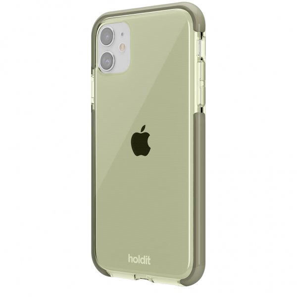holdit iPhone 11 Deksel Seethru Khaki Green