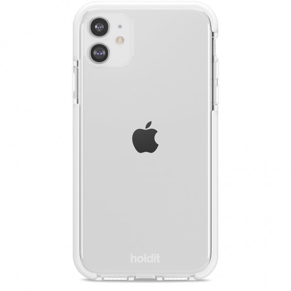holdit iPhone 11 Deksel Seethru Hvit
