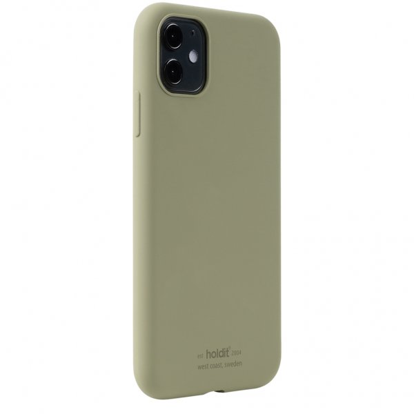 holdit iPhone 11 Deksel Silikon Khaki Green