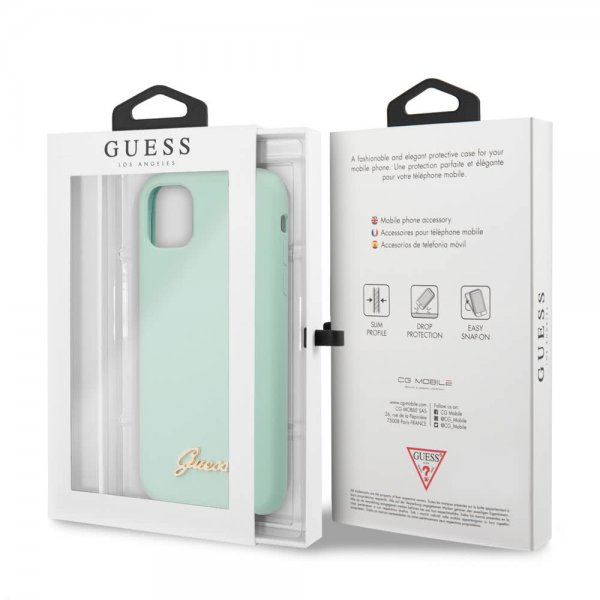 Guess iPhone 11 Deksel Silikoni Cover Vintage Grønn