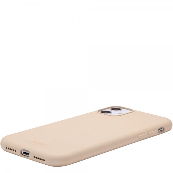 holdit iPhone 11 Deksel Silikon Beige