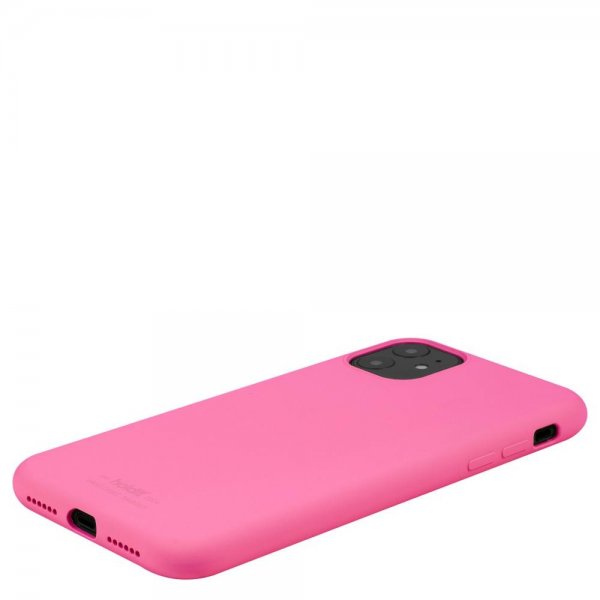 holdit iPhone 11 Deksel Silikon Bright Pink