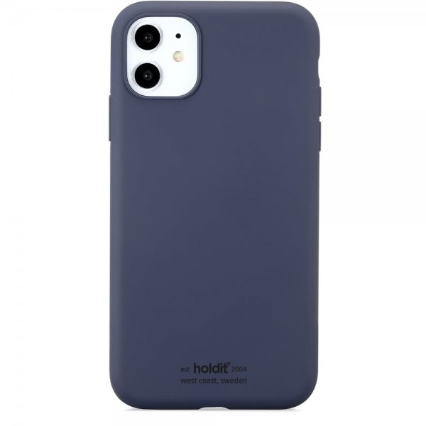 holdit iPhone 11 Deksel Silikon Navy Blue