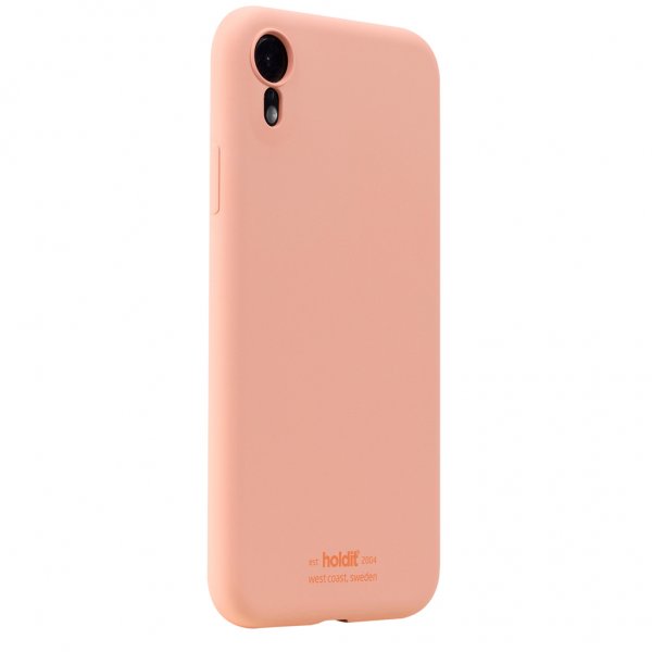 holdit iPhone Xr Deksel Silikon Pink Peach