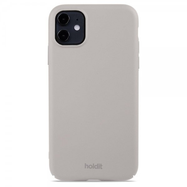 holdit iPhone 11 Deksel Slim Case Taupe