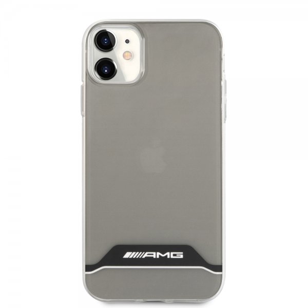 AMG iPhone 11 Deksel Stripes Horizontal Transparent Svart
