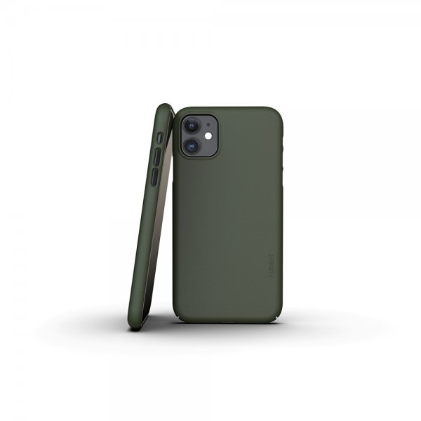 Nudient iPhone 11 Deksel Thin Case V3 Pine Green