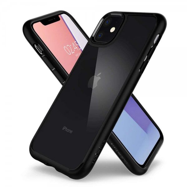 Spigen iPhone 11 Deksel Ultra Hybrid Matte Black