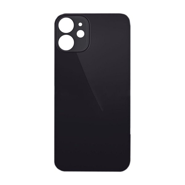 iPhone 12 Baksideglass med selvklebende teip - Svart