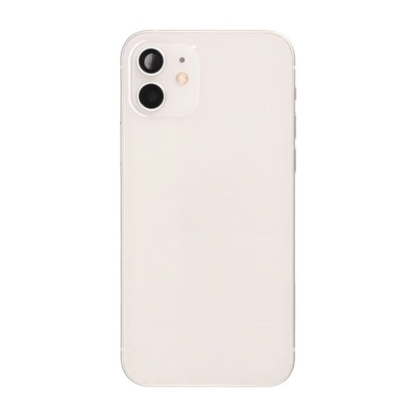 iPhone 12 bakside med komplett ramme OEM - hvit