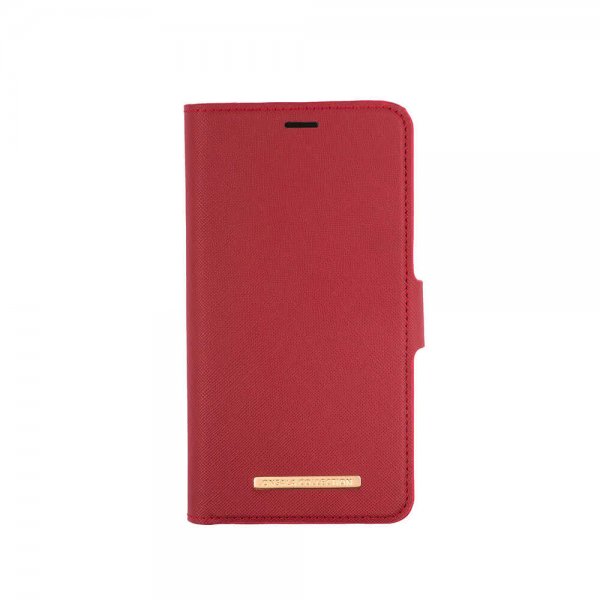 Onsala iPhone 12 Mini Etui Fashion Edition Löstagbart Deksel Saffiano Red