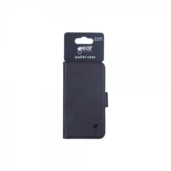 Gear iPhone 12 Mini Etui med Kortlomme Svart