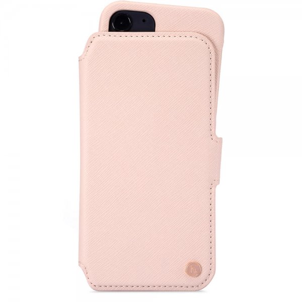 holdit iPhone 12 Mini Etui Stockholm Löstagbart Deksel Rosa