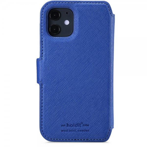holdit iPhone 12 Mini Etui Stockholm Löstagbart Deksel Royal Blue