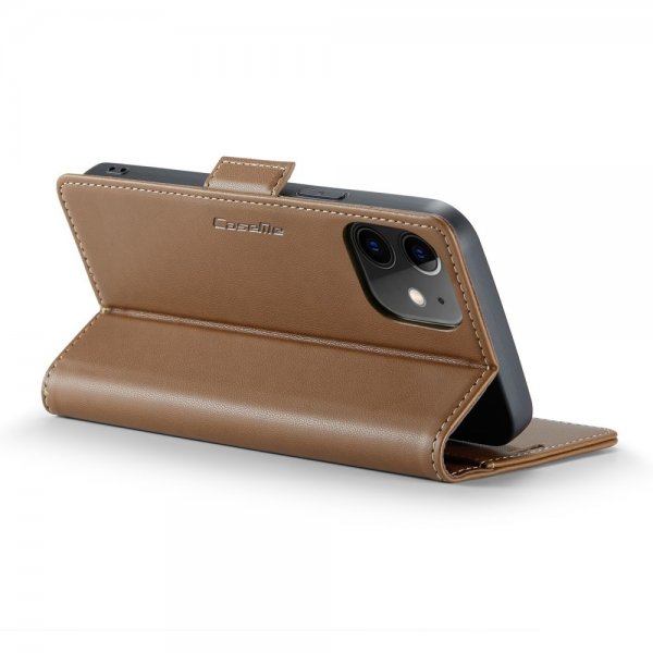 CaseMe iPhone 12/iPhone 12 Pro Etui 023 Series Brun