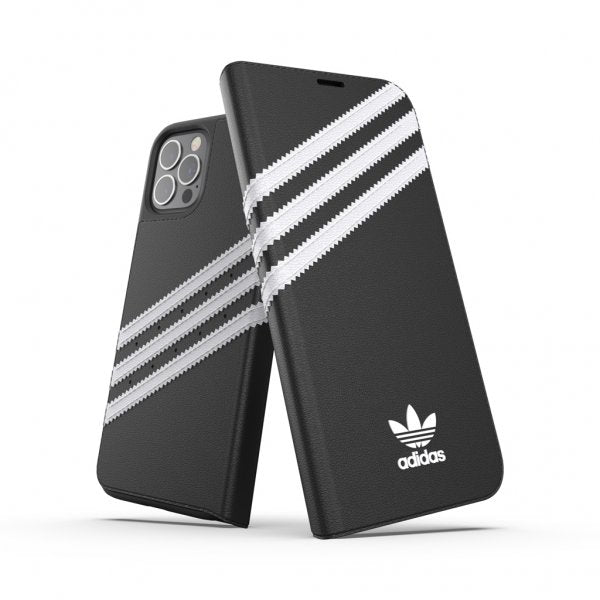 Adidas iPhone 12/iPhone 12 Pro Etui Booklet Case Svart