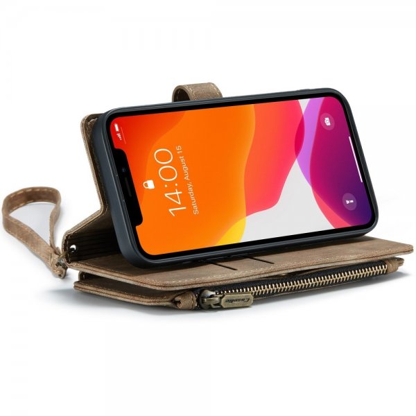 CaseMe iPhone 12/iPhone 12 Pro Etui C30 Series Brun
