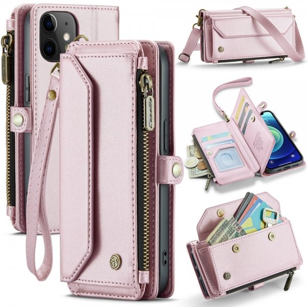 CaseMe iPhone 12/iPhone 12 Pro Etui C36 Series Rosa