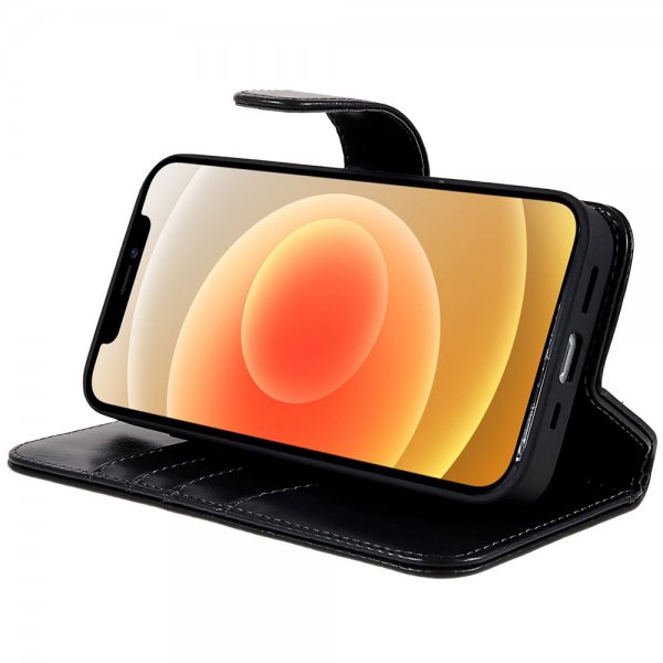 Nordic Covers iPhone 12/iPhone 12 Pro Etui MagLeather Raven Black