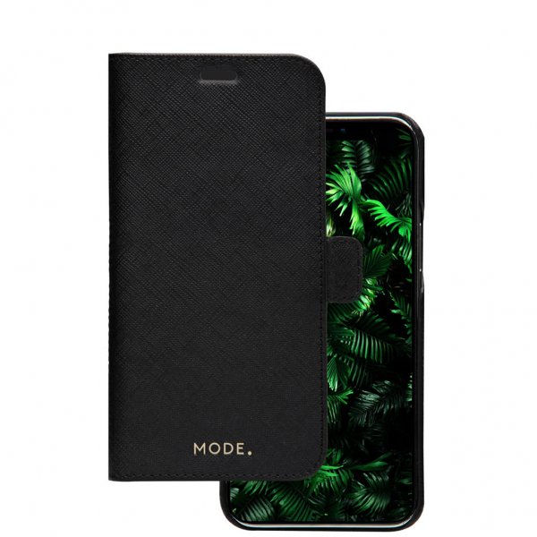 dbramante1928 iPhone 12/iPhone 12 Pro Etui New York Löstagbart Deksel Night Black