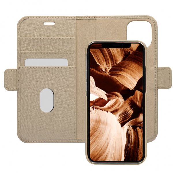 dbramante1928 iPhone 12/iPhone 12 Pro Etui New York Löstagbart Deksel Sahara Sand