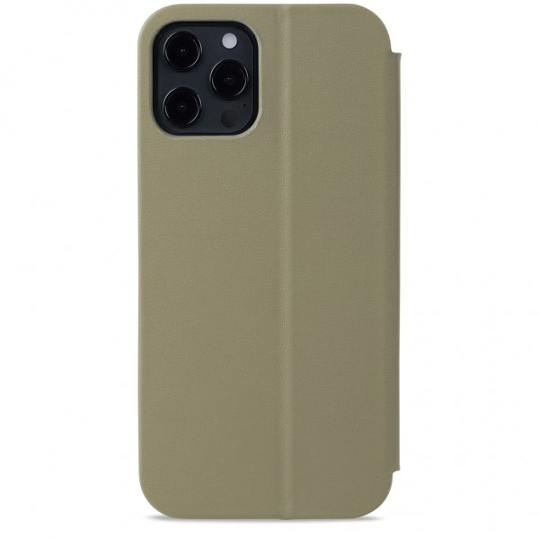 holdit iPhone 12/iPhone 12 Pro Etui SlimFlip Wallet Khaki Green