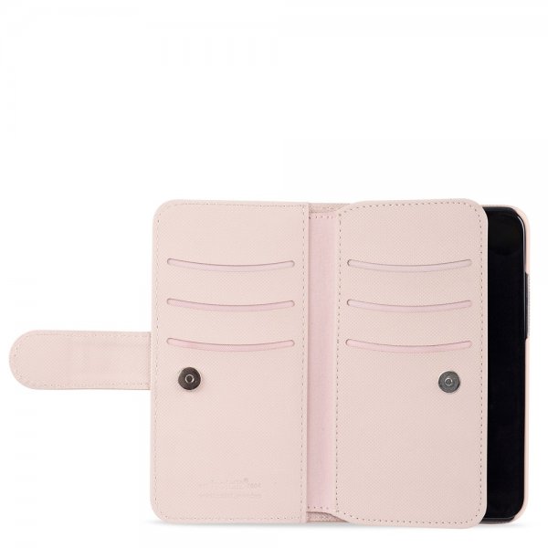 holdit iPhone 12/iPhone 12 Pro Etui Wallet Case Extended Magnet Avtakbart Deksel Blush Pink