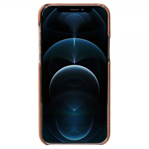 Kavaj iPhone 12/iPhone 12 Pro Deksel Boston Brun