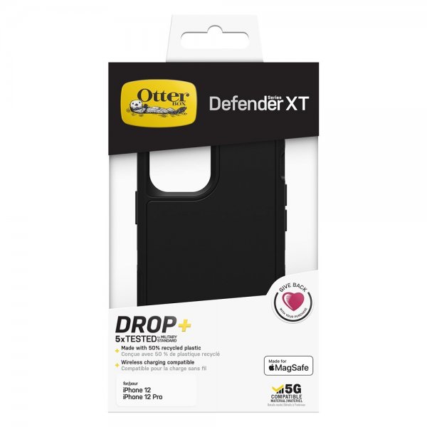 Otterbox iPhone 12/iPhone 12 Pro Deksel Defender XT MagSafe Svart