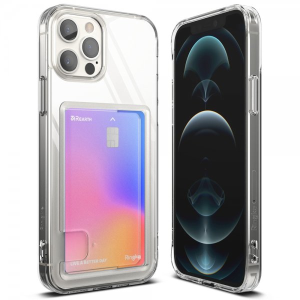 Ringke iPhone 12/iPhone 12 Pro Deksel Fusion Card Clear
