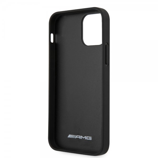 AMG iPhone 12/iPhone 12 Pro Deksel Logo Stamp Svart