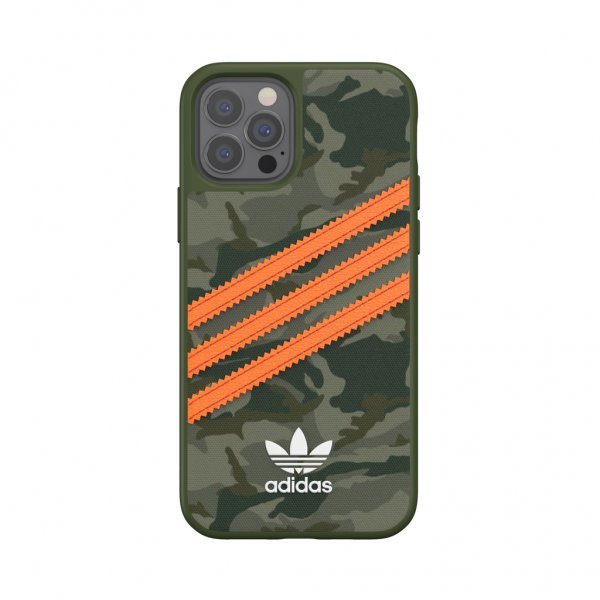 Adidas iPhone 12/iPhone 12 Pro Deksel Moulded Case PU Camo/Signal Orange