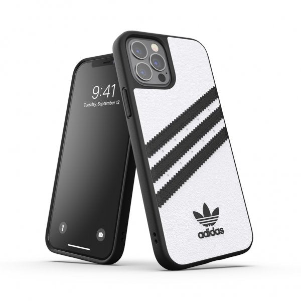 Adidas iPhone 12/iPhone 12 Pro Deksel Moulded Case PU Hvit