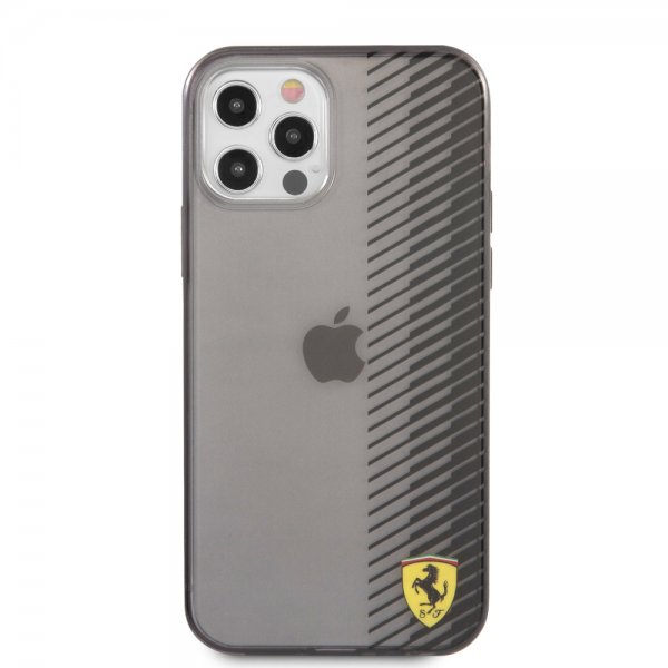 Ferrari iPhone 12/iPhone 12 Pro Deksel On Track Gradient Svart