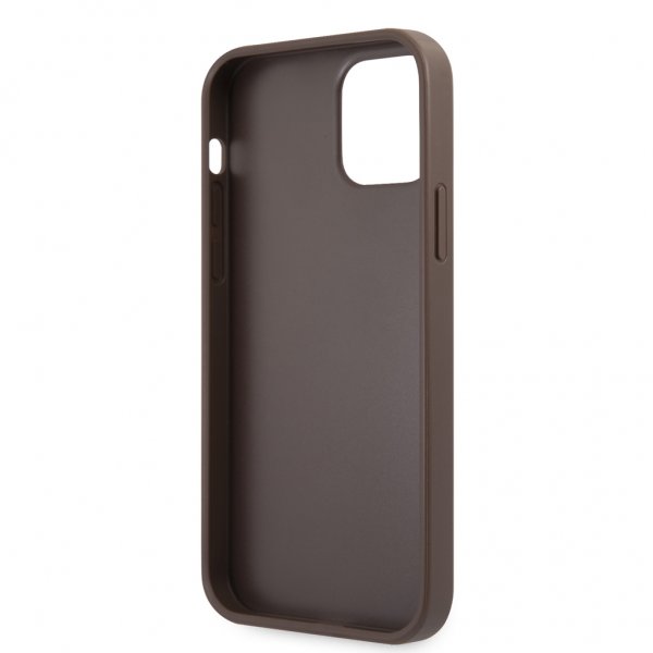 Guess iPhone 12/iPhone 12 Pro Deksel Printed Stripe Brun